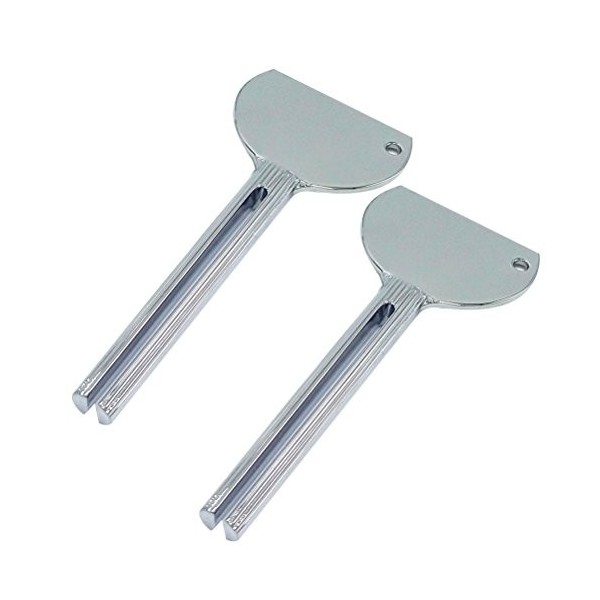 Healifty 2pcs dentifrice tube distributeur squeezer outil de roulement pour accessoires de salle de bains de dentifrice crème