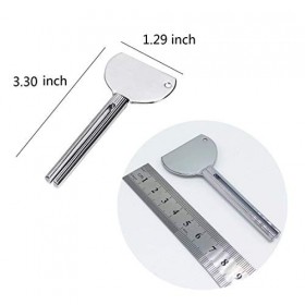 BuxiuGK 5 Pièces Presse Tubes de Dentifrices Presse Tubes en métal Tube Squeezer pour Le Dentifrice Cheveux Gel Crème pour Le