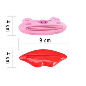 Tube Squeezer,Jicyor 12 Pcs Cartoon Animal Lip Tube Plastic Toothpaste Squeezers Bain Accessoires Tool Peut Etre Utilisé pour