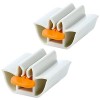 A&H Zhier 2 Packs de presseurs de Dentifrice en Plastique, presseur de Tube de Dentifrice carré, presseur de Dentifrice Roula