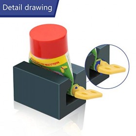 Lot de 3 tubes de dentifrice multifonction faciles à utiliser