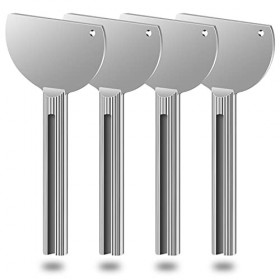 yiwoo 4 PCS Tube Squeezer Dentifrice Presse-Agrumes Tube en Métal Presseur Tube Rouleau Tube Essoreur Clés Distributeur Roule