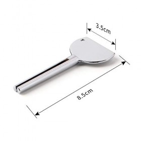 yiwoo 4 PCS Tube Squeezer Dentifrice Presse-Agrumes Tube en Métal Presseur Tube Rouleau Tube Essoreur Clés Distributeur Roule
