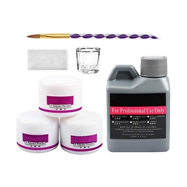 Leikance Nail Professional Crystal Liquid Kit dongles en acrylique professionnel pour utilisation en salon