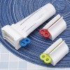 Lot de 3 presse-dentifrice pour accessoires de salle de bain mélange de couleurs 