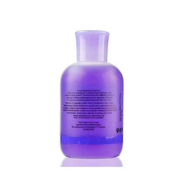 Monomère À Ongles Liquide Acrylique 150 ML Professionnel Nail Q Cristal Liquide Sport Purple, One Size 