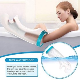 PINCOU Protège-plâtre Protection Étanche Protecteur de Imperméable pour Plâtre Meilleur Joint Bandage pour la Douche Bath Jus
