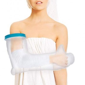 Protège-bras Imperméable pour la Douche, Garder le Bandage Moulé au sec, Durable et Réutilisable, sac de Plaie au bras Comple