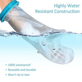 Couvre-plaie en fonte de bras étanche pour bain de douche, protecteur de bandage en plâtre étanche pour bras cassés, poignets