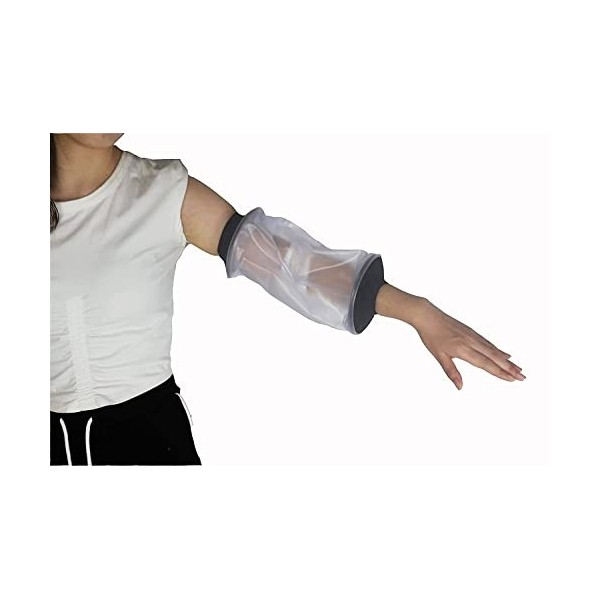 HKF HO KI HO PICC Line,Protection de coude étanche pour adulte,Sac Douche/Etanche Platre Gardez les Picc Line et le Bandage a