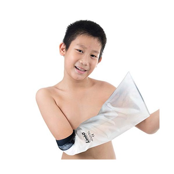 Housse de protection imperméable LimbO pour plâtres et pansements – Avant-Bras Enfant Modèle « BE810 Slim » mesure au-dessus