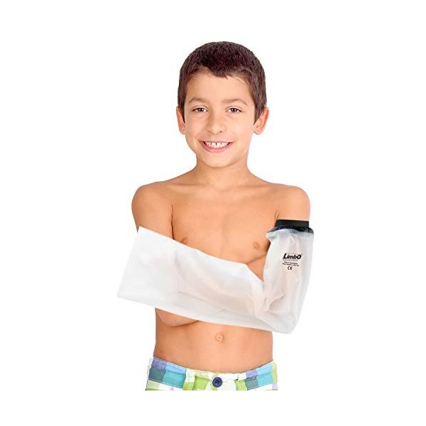 Housse de protection imperméable LimbO Bras Enfant pour les plâtres FA45 – Full Arm 4-5 Yrs 