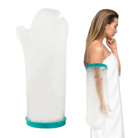 PEUTIER Couverture de Plâtre de Bras, Housses de Plâtre Imperméables pour Bras de Douche Adulte Bras Long Housse de Plâtre Br
