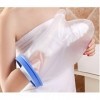 Housse de protection étanche pour bras pour adulte, protection de bandage de douche avec joint de protection pour les mains, 