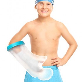 DOACT Protège Platre Protection Étanche pour Bras Enfant, Protection Étanche pour Platre, Protection Impermeable pour Douche 