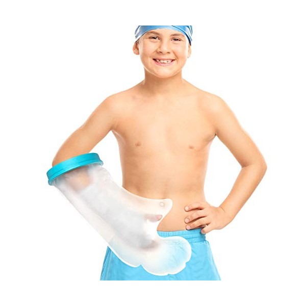 DOACT Protège Platre Protection Étanche pour Bras Enfant, Protection Étanche pour Platre, Protection Impermeable pour Douche 
