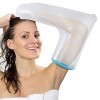 Couvercle en fonte adulte pour bras de douche, main de couverture étanche moulée pour doigts, paumes, poignets, coude 62 cm 