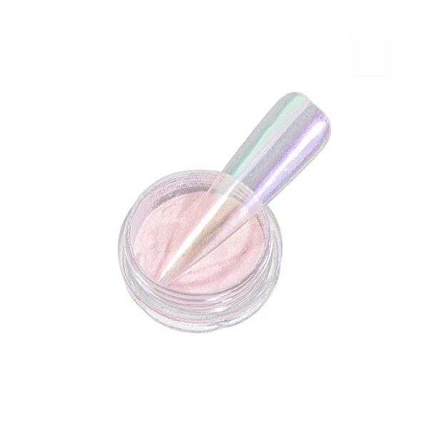 Effet Sucre Ongle Poudre de néon pour ongles Couleur de poudre arc-en- Poudre transparente de glace Poudre de Poudre de miroi