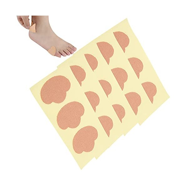 Coussinet Adhésif pour les Pieds, Autocollant Pratique pour le Soin des Pieds en Coton pour Améliorer le Talon pour Améliorer