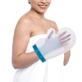 Aoutecen Protecteur de Bandage de Bras, Anti-Fuite, Extensible, réutilisable, pour Bras, adapté à la Peau pour la Douche pour