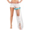 Yosoo Health Gear Protège-plâtre Jambe pour Adulte 100% Étanche, Réutilisable Protections pour Plâtre, Gardant Plâtre et de B