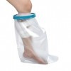 Protège-bandage pour jambes courtes et imperméables pour adulte conçu pour protéger les pansements et les blessures pendant l