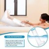 Housse de protection étanche pour les jambes pour adultes - Protection contre les plaies - Pour maintenir le bandage au sec -