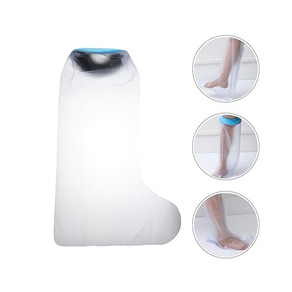 Didiseaon Protège-Jambes Portable Baignoire Portable Baignoire Portable Pied Moulé Manchon Bandage Baignoires Baignoire Jambe