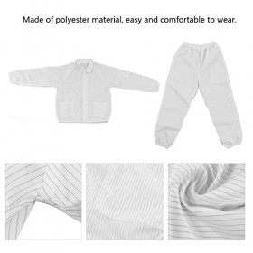 Combinaison de Travail, Protection en Polyester, Conception Fendue, Antistatique, Durable pour latelier XXXXL 