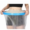 Loonnca Housses Moulées Imperméables Réutilisables pour Douche, Couvercle De Fesses Surround À 360 ° Protecteur De Douche Mou