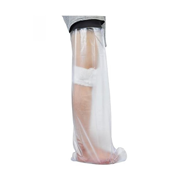 Leyeet Housse de plâtre de jambe complète pour douche réutilisable à longues jambes ou 2 housses de douche en fonte ou pour j