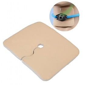 Coussinet de Trachéotomie Médical, Doublure Respirante, Ouverture Dentelée, épaississement, Exsudat Absorbant, Coussinet de T