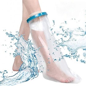 Enfants Jambe Fonte Couverture Professionnel étanche Réutilisable Jambe Douche Protecteur pour Jambe Genou Pied Cheville Plai