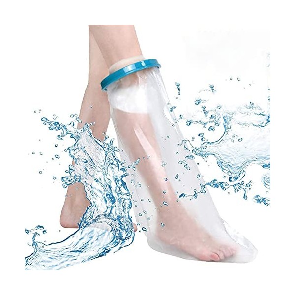 Enfants Jambe Fonte Couverture Professionnel étanche Réutilisable Jambe Douche Protecteur pour Jambe Genou Pied Cheville Plai