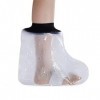 GOVRN Couvre-Pieds Imperméable pour Douche, Couvre-Pieds avec Fond Antidérapant, Protège-Pieds étanche pour Adultes, Cheville