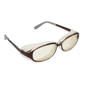 AMONIDA Lunettes de Soleil de sécurité, Lunettes de Soleil de Cyclisme Anti-brouillard Jaune-clair Anti-fatigue pour lextéri