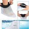 Frefgikty Couvre-pied étanche pour adulte - Protection de pieds pour plaies - Accessoires de bain