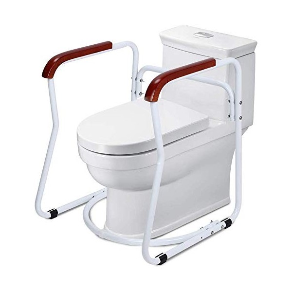 Armature de toilettes mobile, Antidérapant Cadres de Sécurité WC toilette aufstehhilfe Support pour toilettes Maintien Rail A