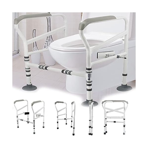 Cadre DAppui Pour Toilettes, Rehausseur Toilettes Cadre DAppui Pour Toilettes Cadre DAppui Pour Toilettes Adapté à Toutes 