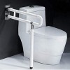 Barre dappui de toilette pliable en acier inoxydable pour personnes handicapées, handicapées, personnes enceintes