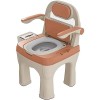 Chaise de Toilette bariatrique à Bras tombants, supporte jusquà 660 LB, avec Dossier Souple et rembourré, Facile à Assembler