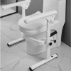 Rails De Sécurité Antidérapants Pour Toilettes - Poignées De Toilettes Avec Hauteur Et Largeur Réglables - Pour Personnes Âgé