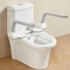 CHHMAELOVE Installazione Senza foratura maniglione per WC Del bagno 150 kg , braccioli regolabili a 60°/Altezza regolabile/p