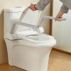 CHHMAELOVE Installazione Senza foratura maniglione per WC Del bagno 150 kg , braccioli regolabili a 60°/Altezza regolabile/p