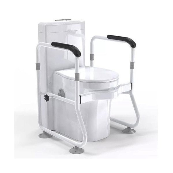 ZYY@ Cadre de Sécurité pour Toilettes, Accoudoirs de Toilettes, Barre WC pour Handicapé, sadapte À nimporte Quelle Toilette