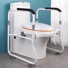 ZYY@ Cadre de Sécurité pour Toilettes, Accoudoirs de Toilettes, Barre WC pour Handicapé, sadapte À nimporte Quelle Toilette