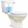 Speesy 2X Remplacement Flapper WC Flapper Universel En Caoutchouc pour Tasse WC avec Remplacement de 8 Chaînes Flapper