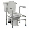 Patterson Medical Toilette Réglable en Aluminium Rail Ambiophonique