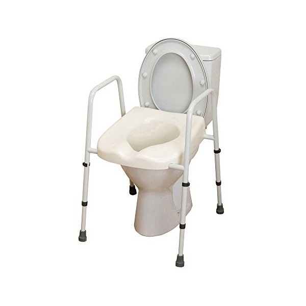 Nrs Healthcare Mowbray Lite Assemblé Cadre/Siège de Toilettes 51 cm