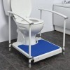 NRS Healthcare Nuvo Petite Childrens Toilet Platform With Handrails - Height Adjustable Eligible for VAT relief in the UK 